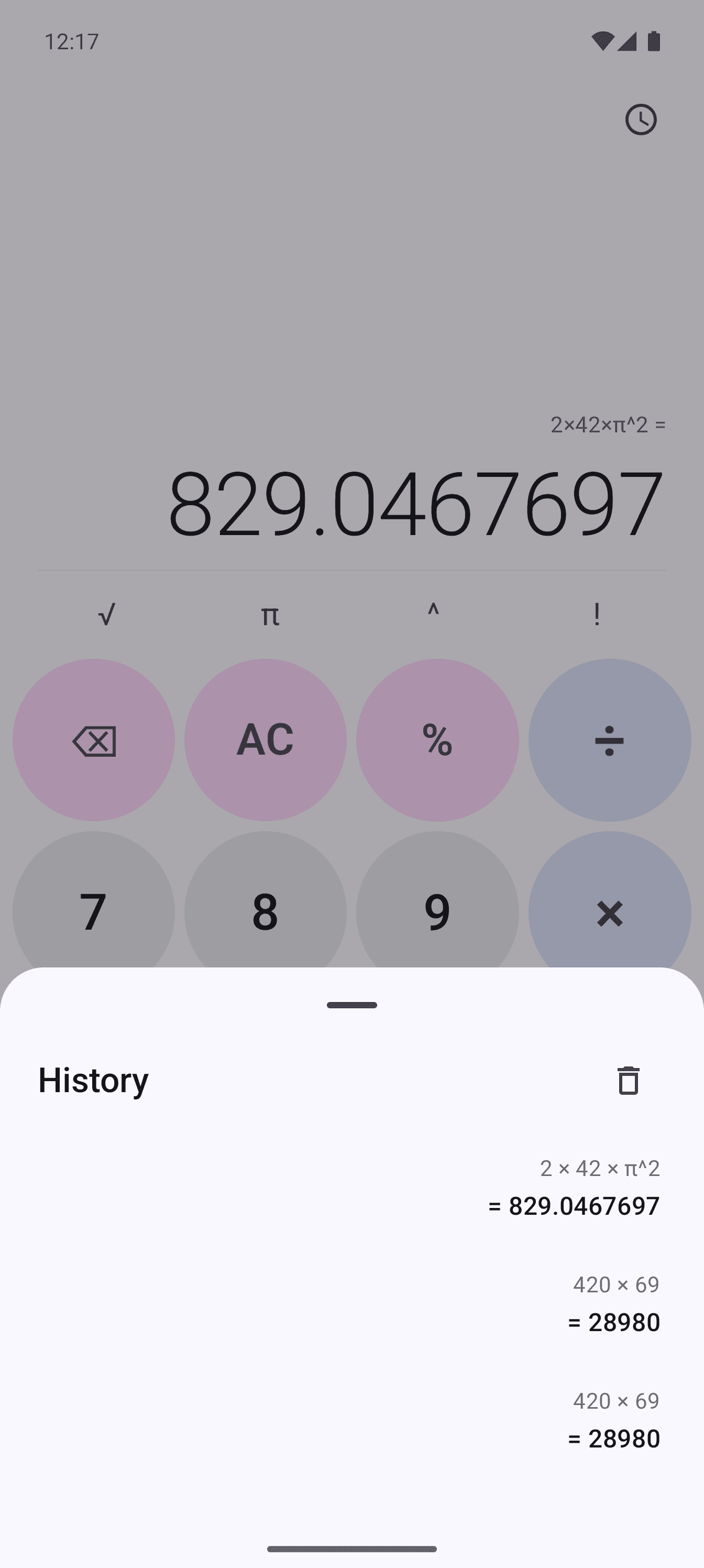 Скриншот 4 — Calculator M3