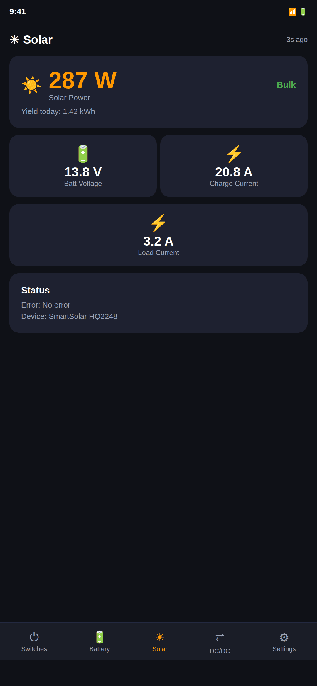 Скриншот 3 — VanAccess BMS Monitor