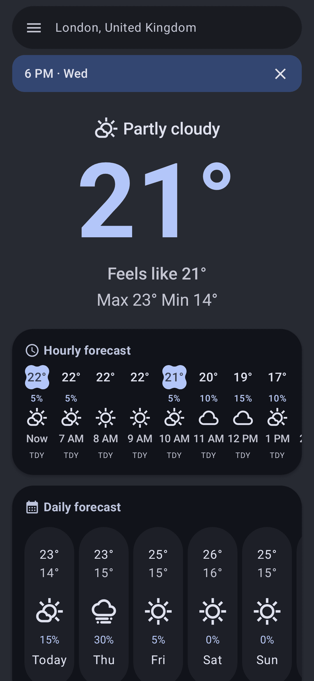 Скриншот 2 — MA Weather