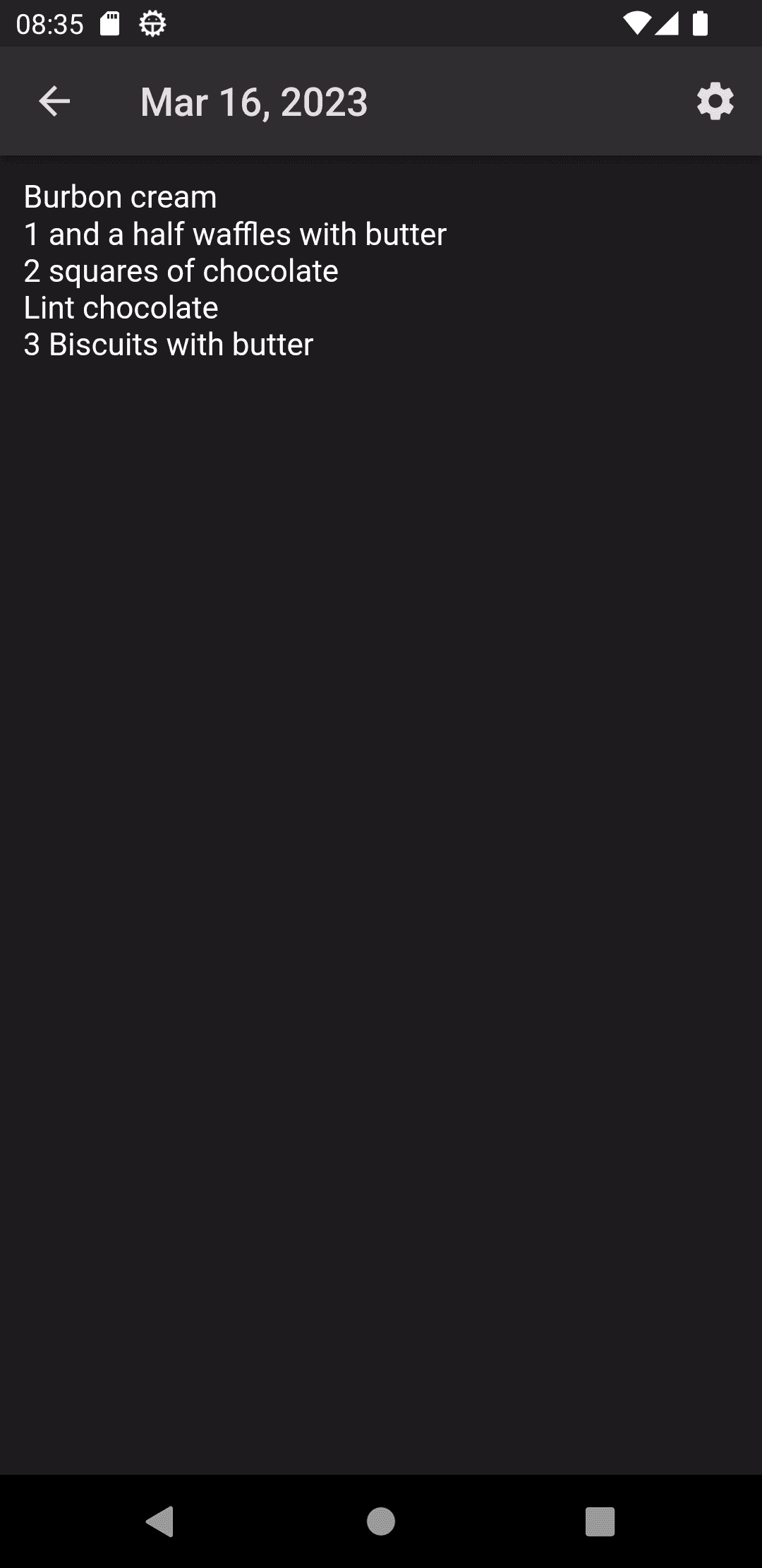 Скриншот 7 — Daily Diary