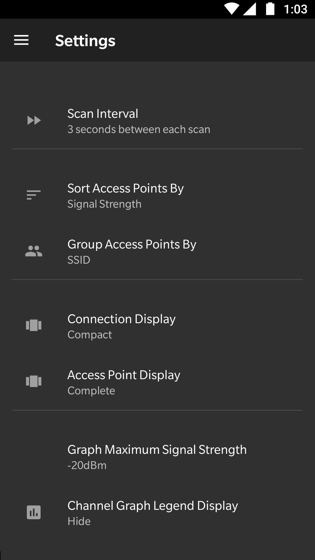 Скриншот 7 — WiFiAnalyzer