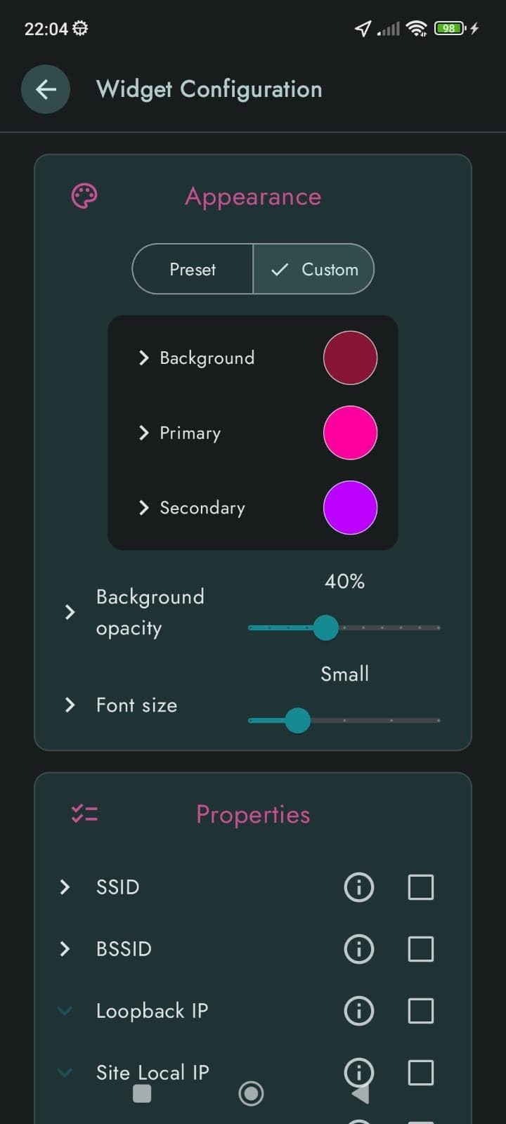 Скриншот 2 — WiFi Widget