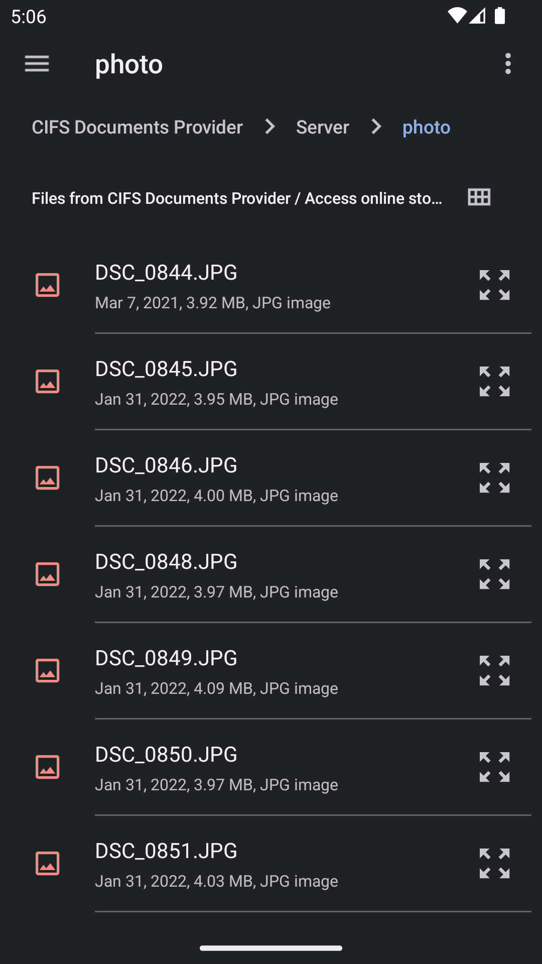Скриншот 6 — CIFS Documents Provider