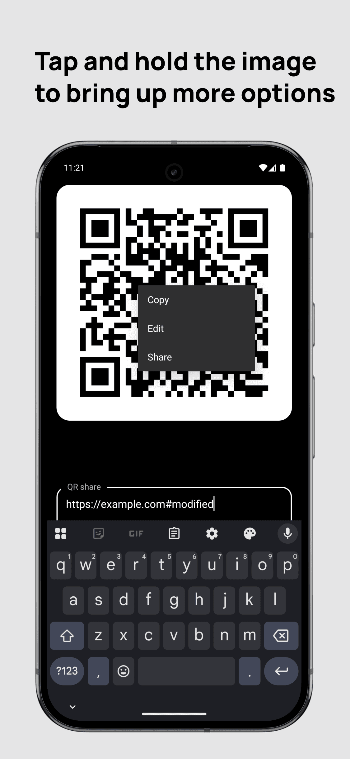 Скриншот 4 — QRshare
