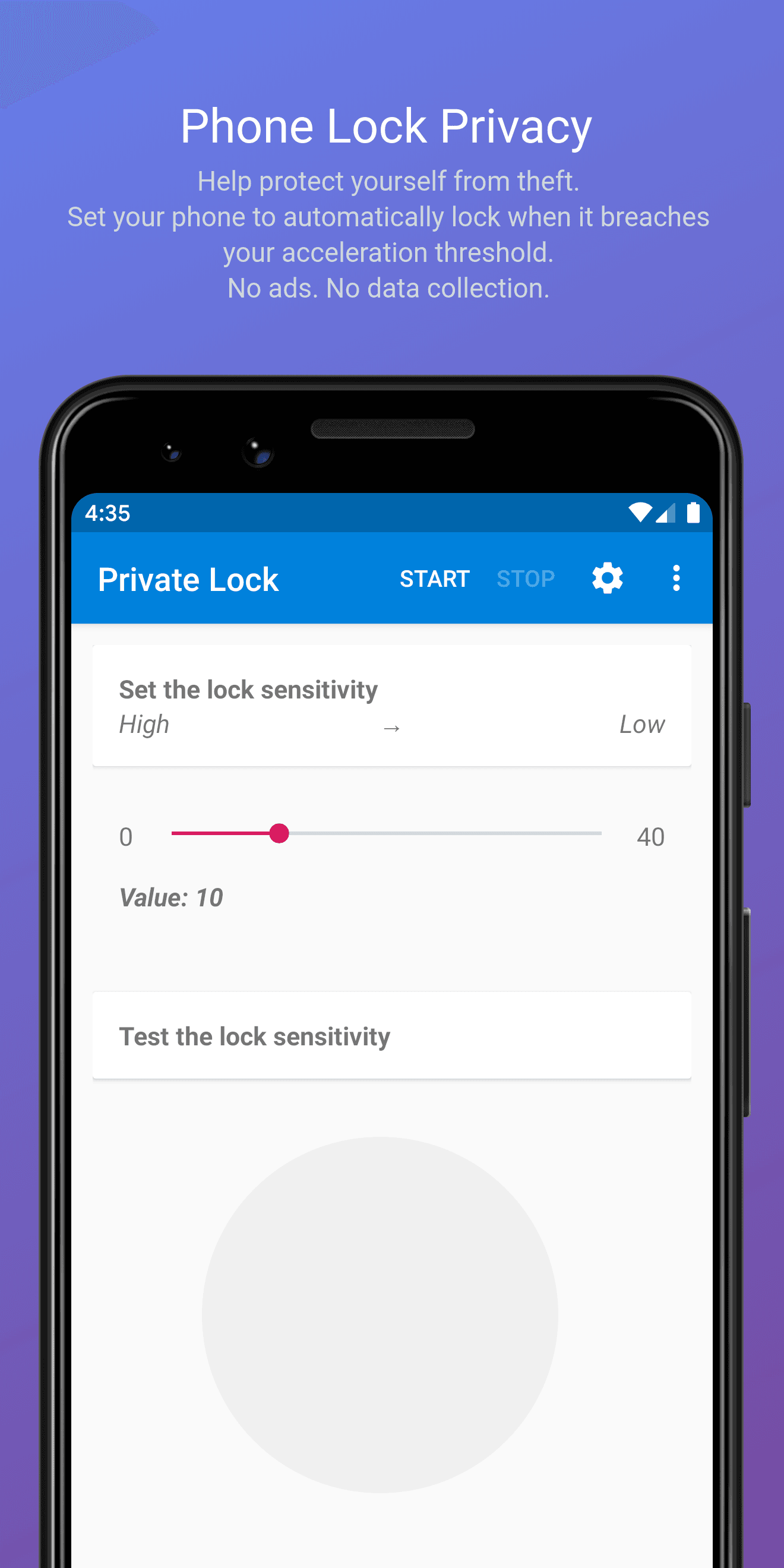 Скриншот 1 — Private Lock