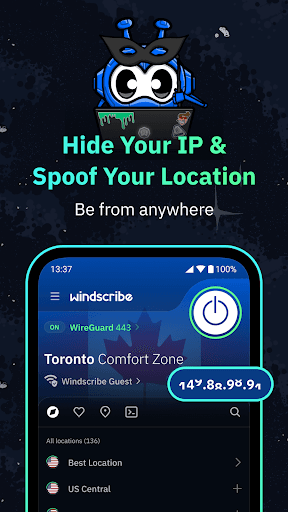 Скриншот 3 — Windscribe