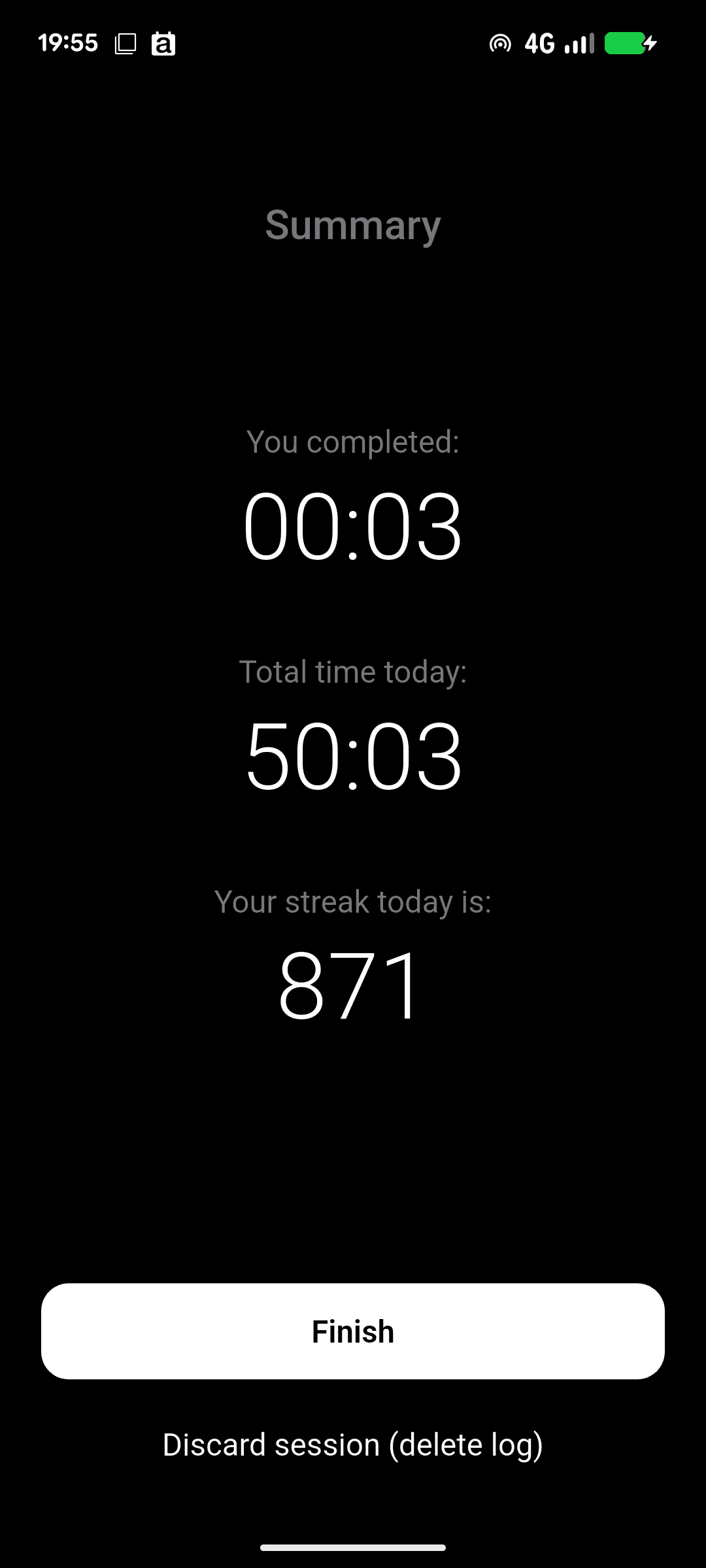 Скриншот 3 — Bruno's Meditation Timer