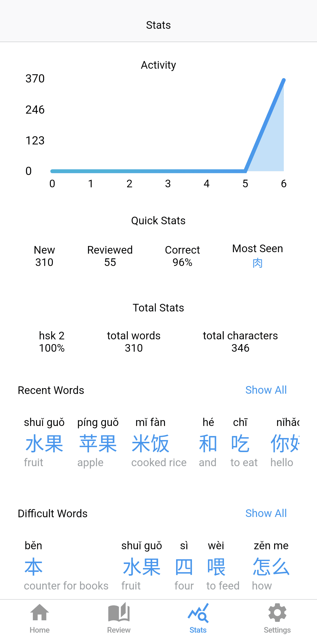 Скриншот 6 — Wuxia Learn - Learn Chinese