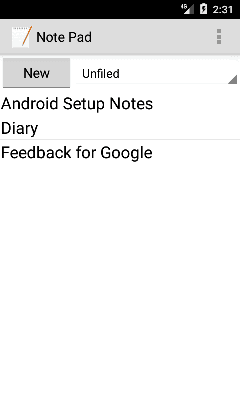 Скриншот 1 — NotePad