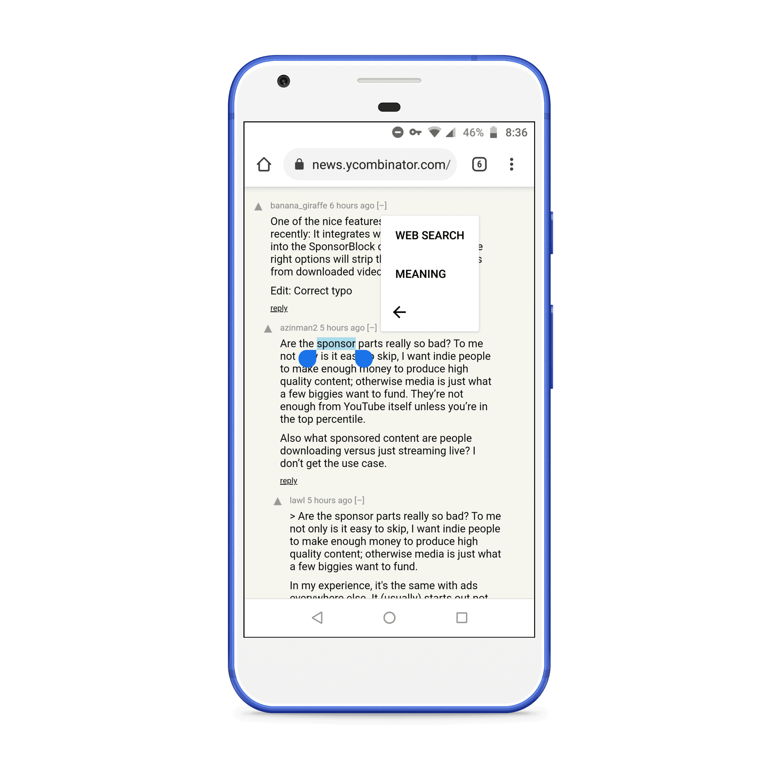 Скриншот 1 — Notification Dictionary