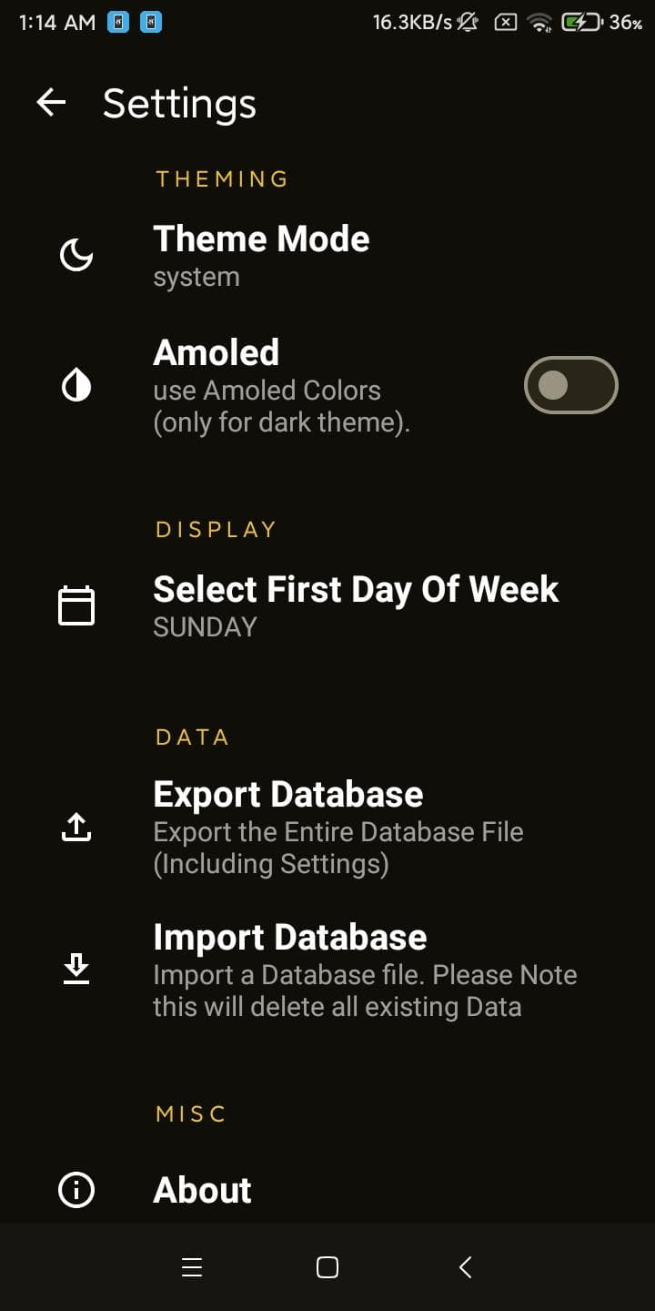 Скриншот 4 — YA Habit Tracker