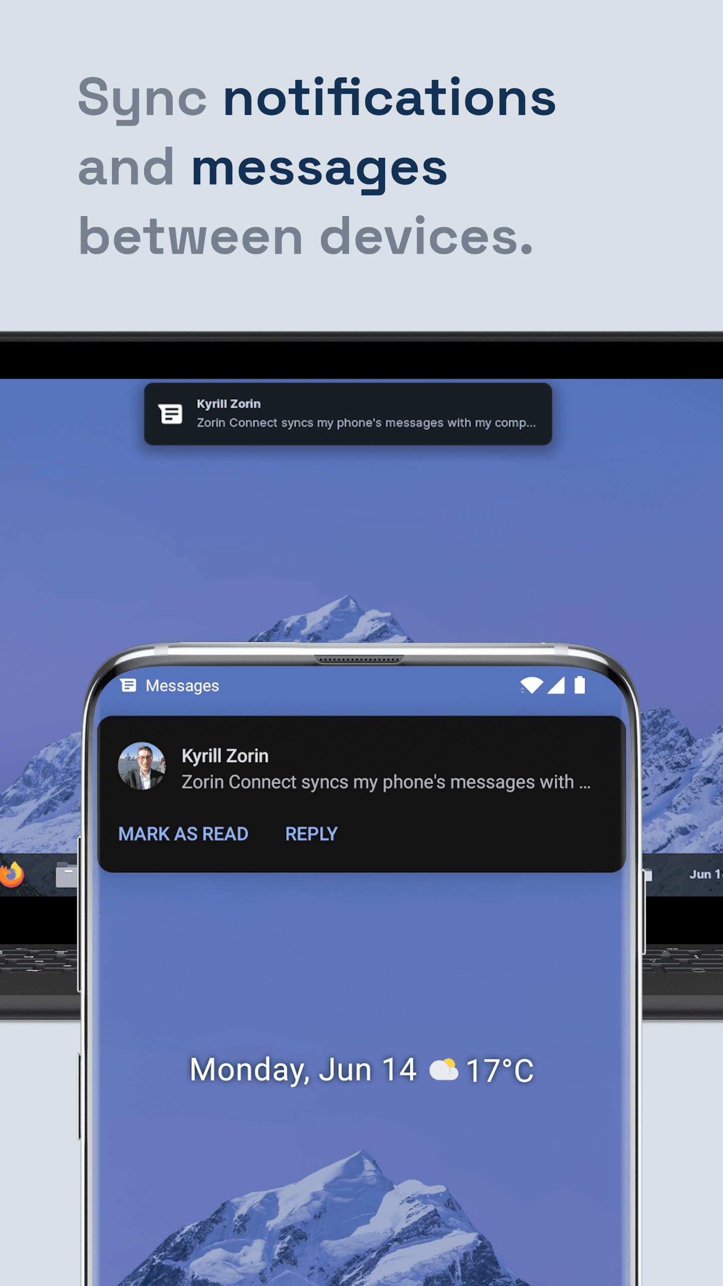 Скриншот 2 — Zorin Connect