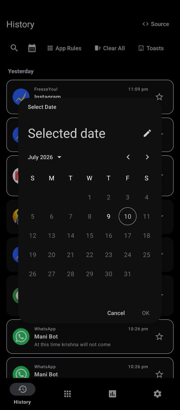 Скриншот 4 — Notification Vault