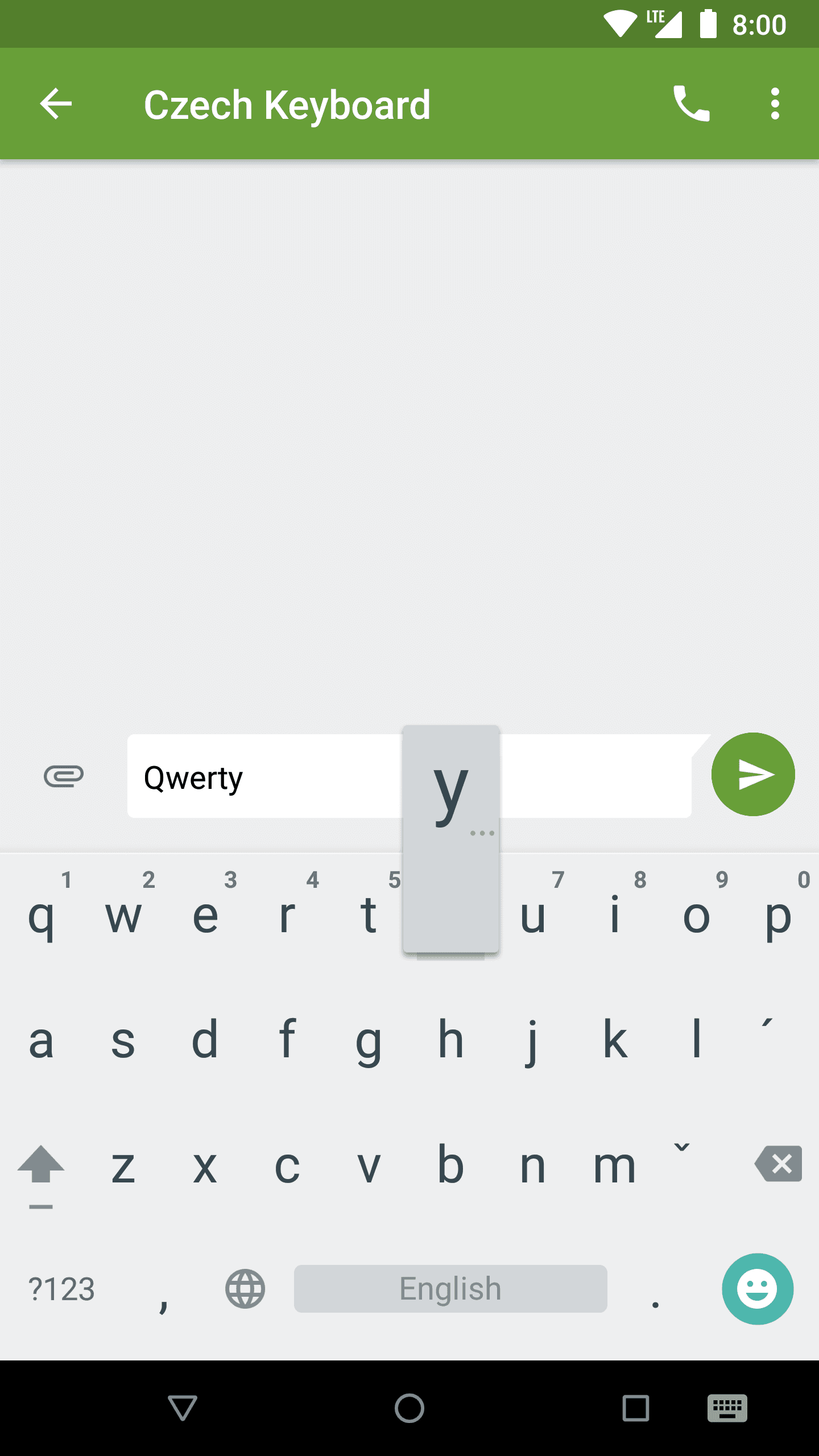 Скриншот 3 — Czech Diacritic Keyboard