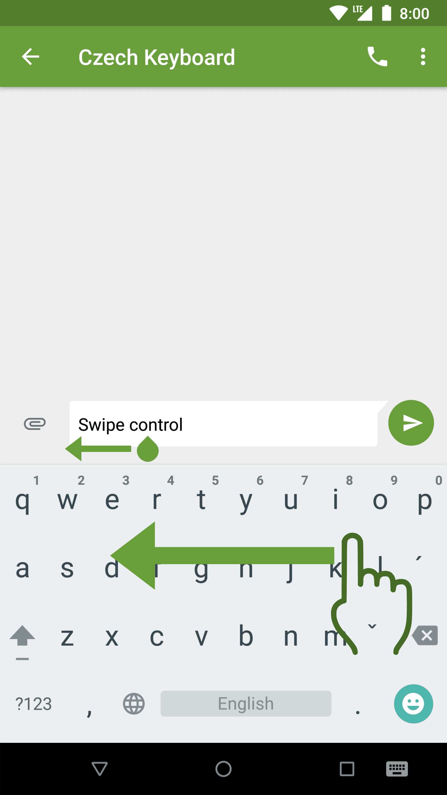 Скриншот 4 — Czech Diacritic Keyboard