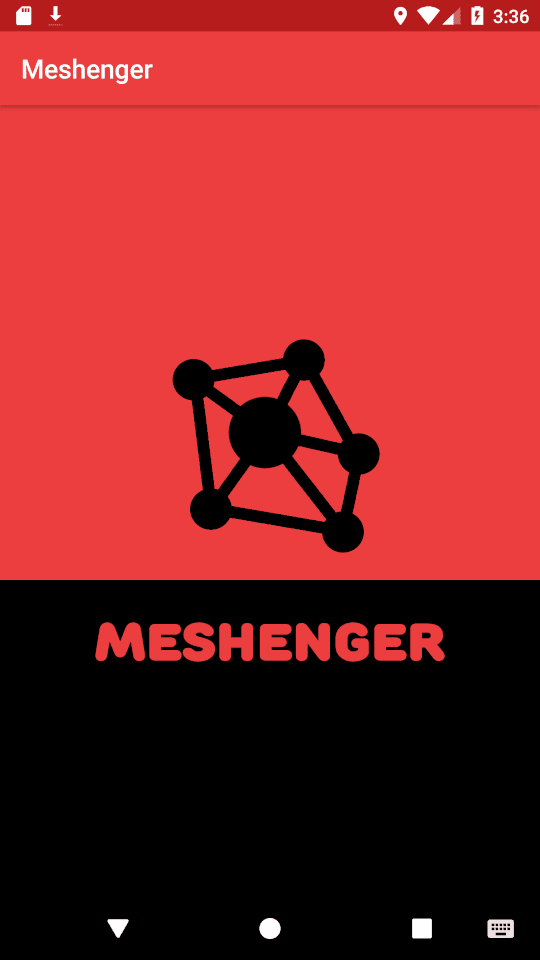 Скриншот 1 — Meshenger