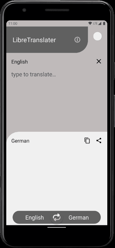 Скриншот 2 — LibreTranslator