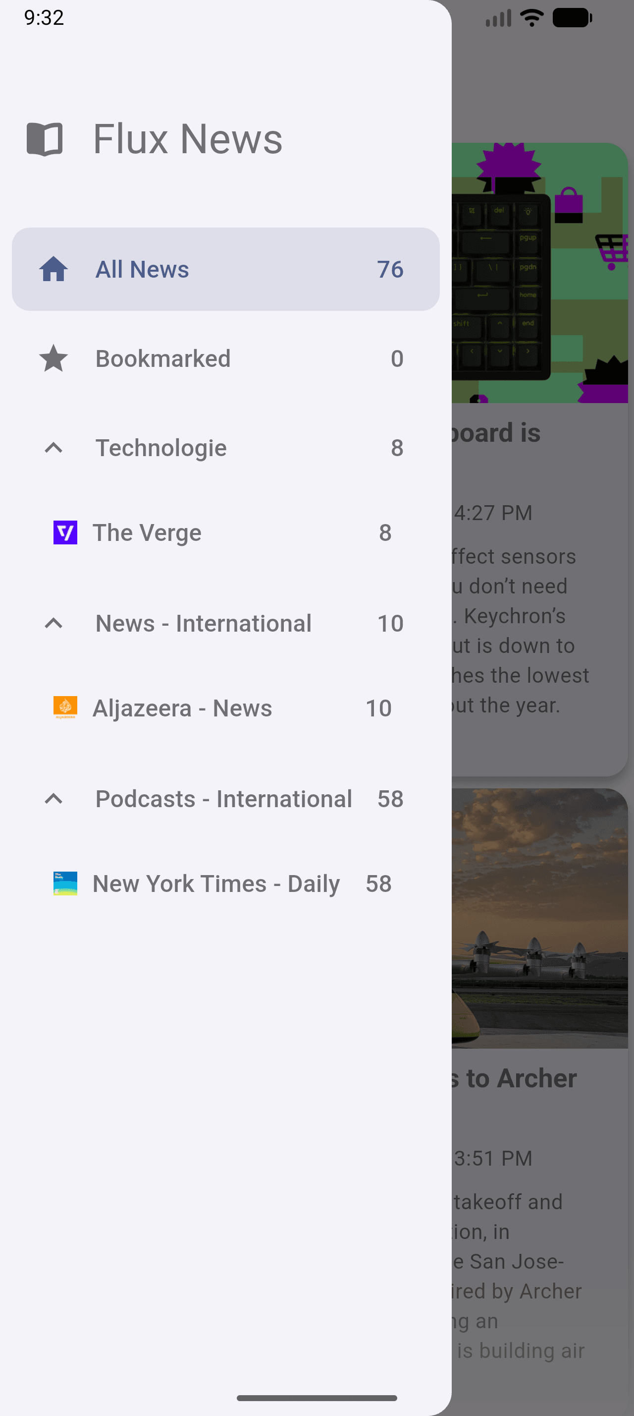 Скриншот 5 — Flux News