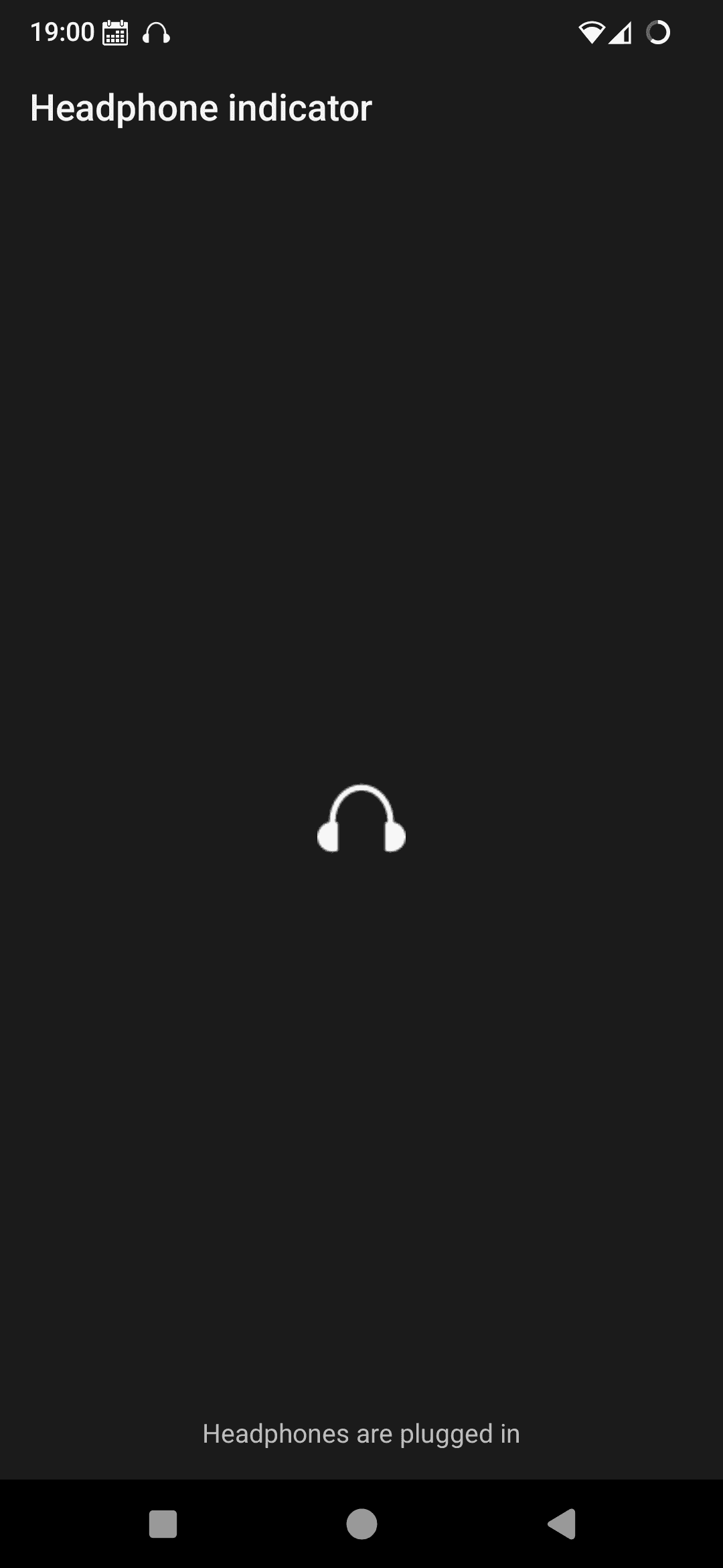 Скриншот 2 — Headphone indicator