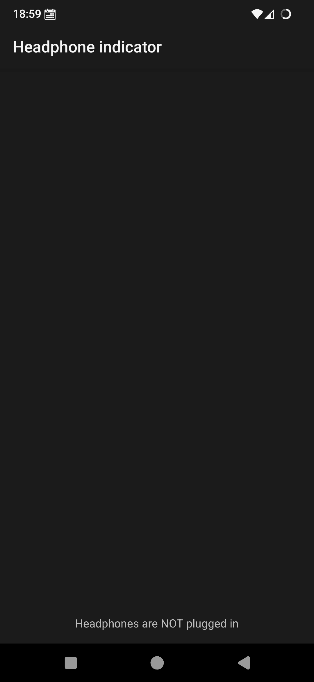 Скриншот 3 — Headphone indicator