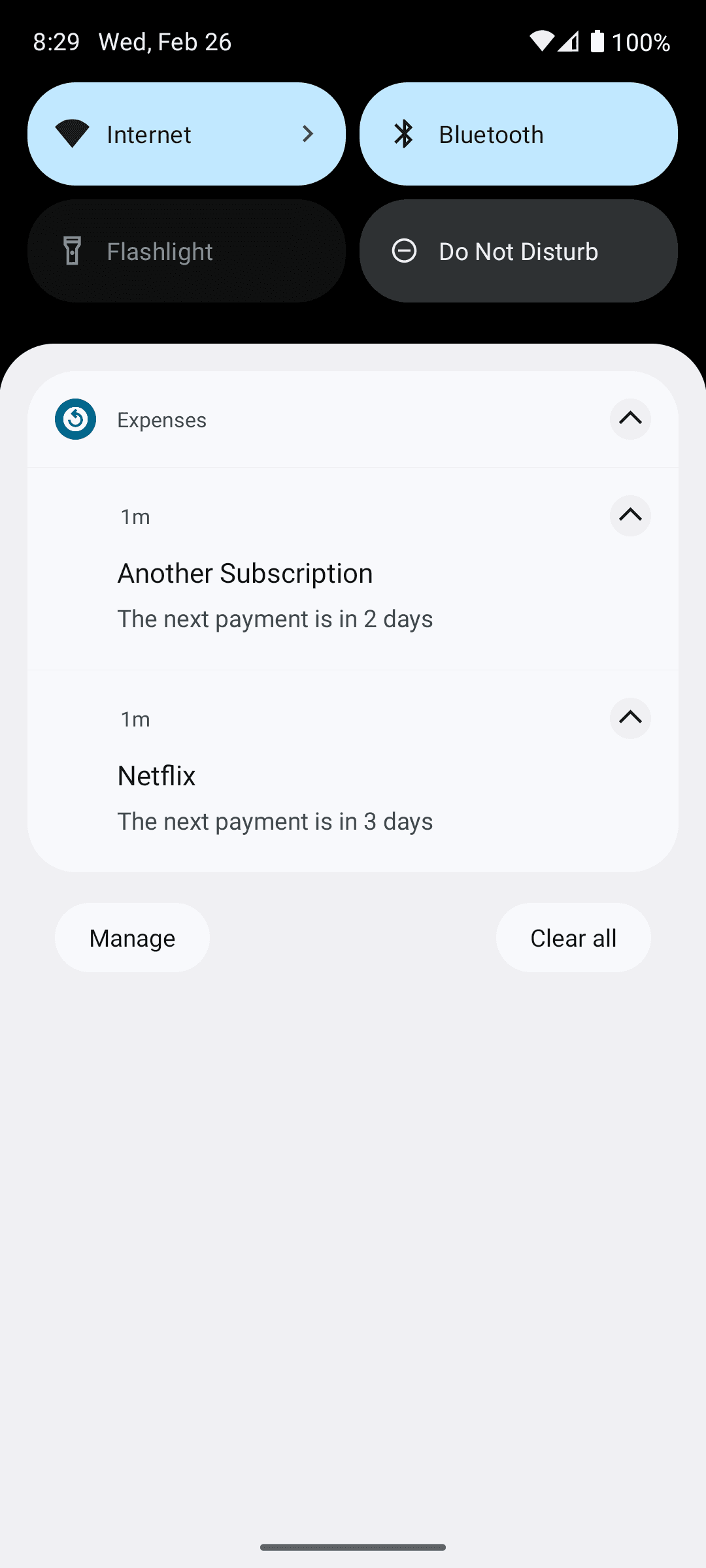 Скриншот 6 — Recurring Expense Tracker