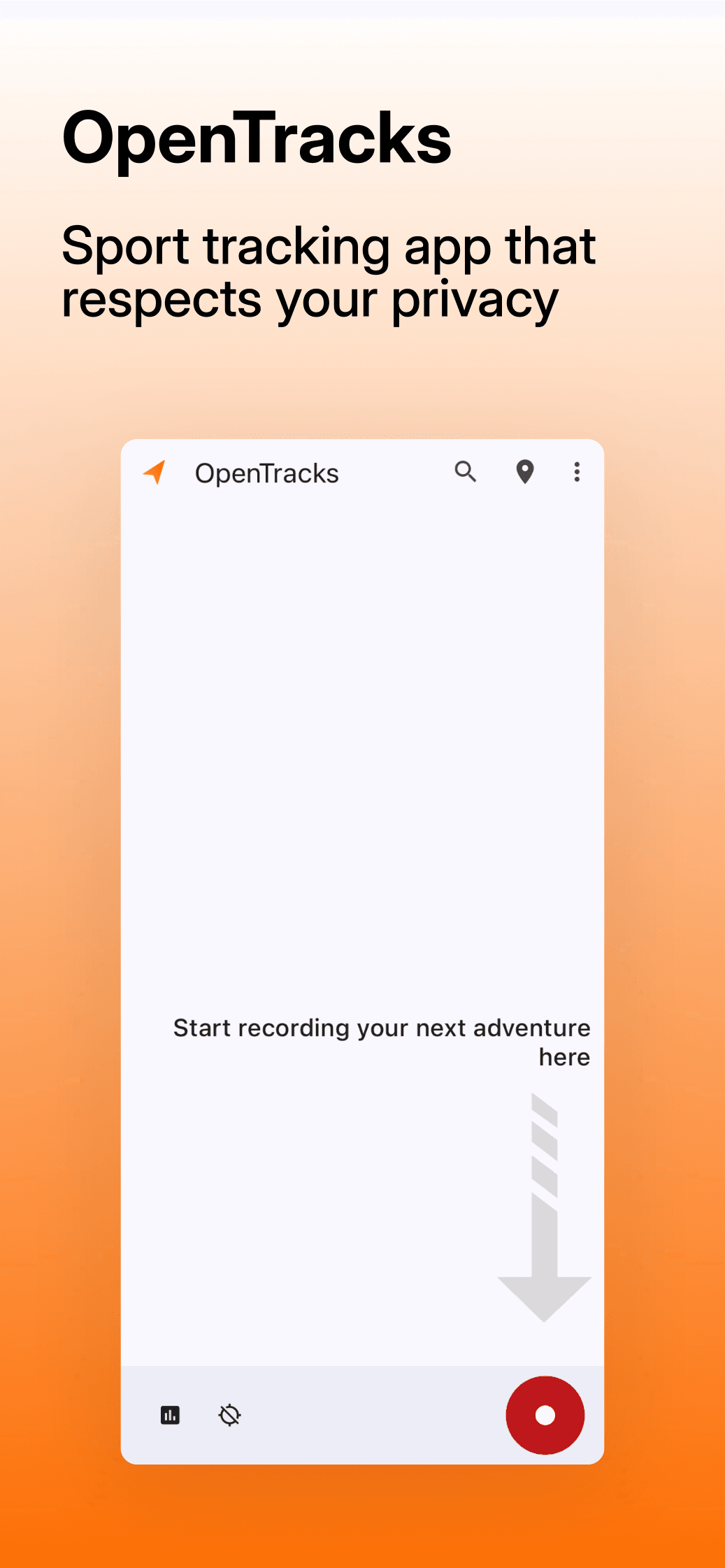 Скриншот 1 — OpenTracks (Reproducible build)