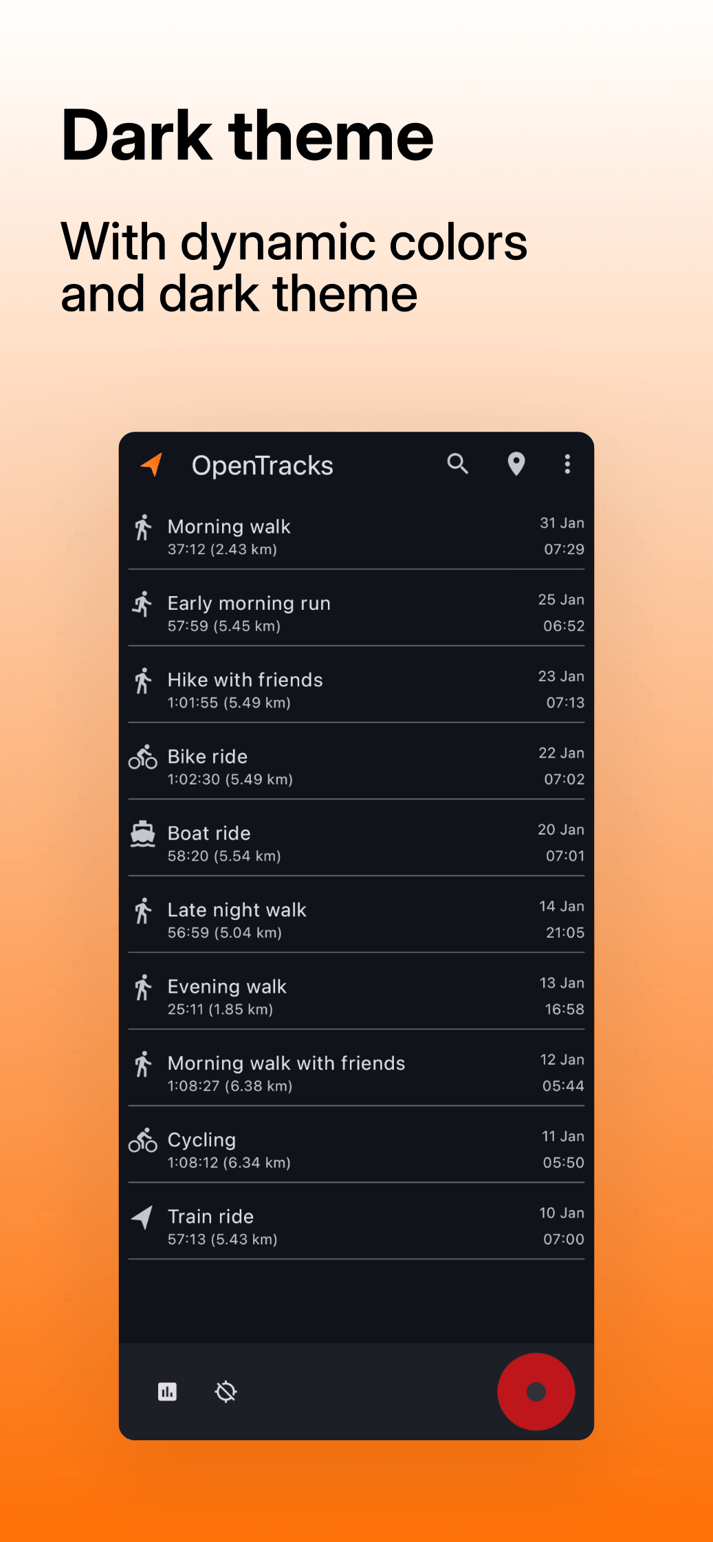 Скриншот 6 — OpenTracks (Reproducible build)
