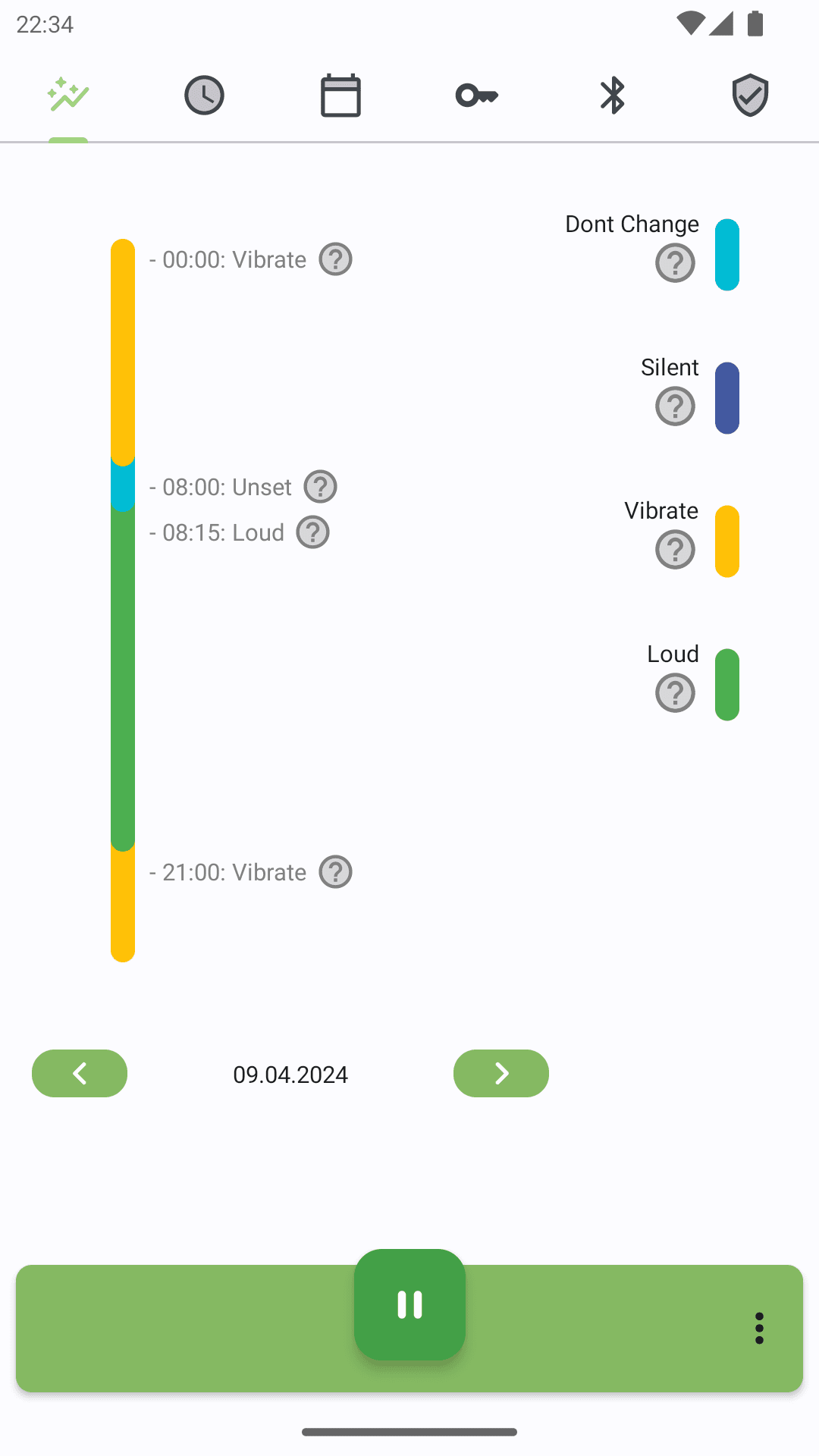 Скриншот 1 — Timed Silence - Don't let your phone rattle you!