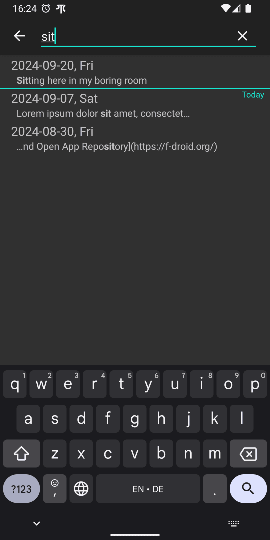 Скриншот 3 — PTO - Plaintext Organizer
