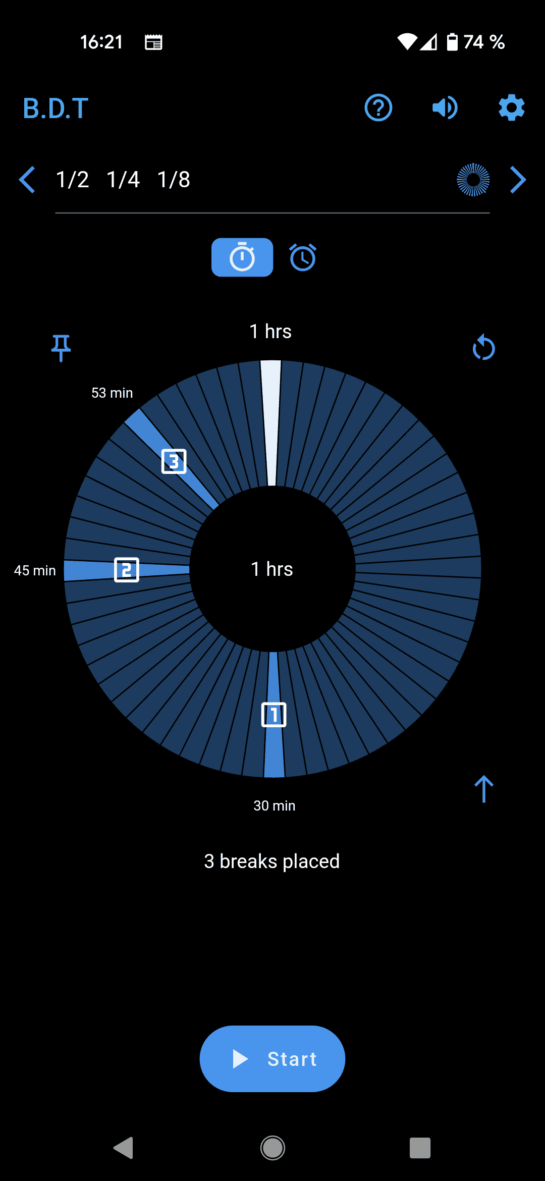 Скриншот 1 — Break.Down.Timer