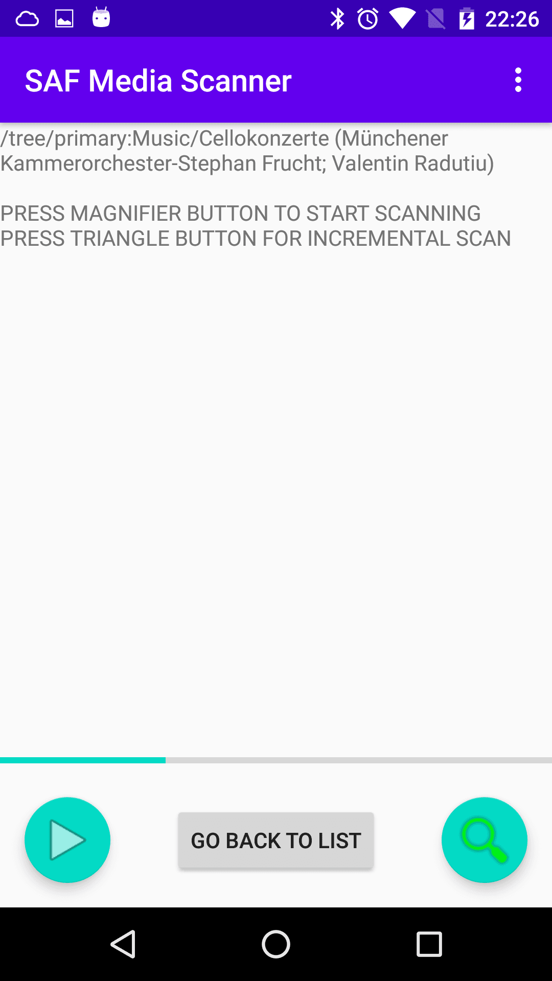 Скриншот 2 — SAF Media Scanner