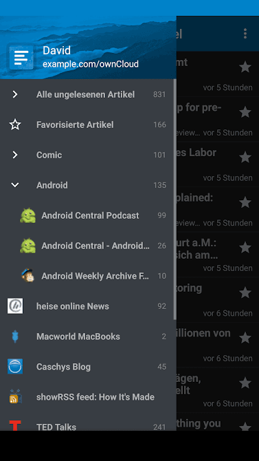 Скриншот 7 — Nextcloud News