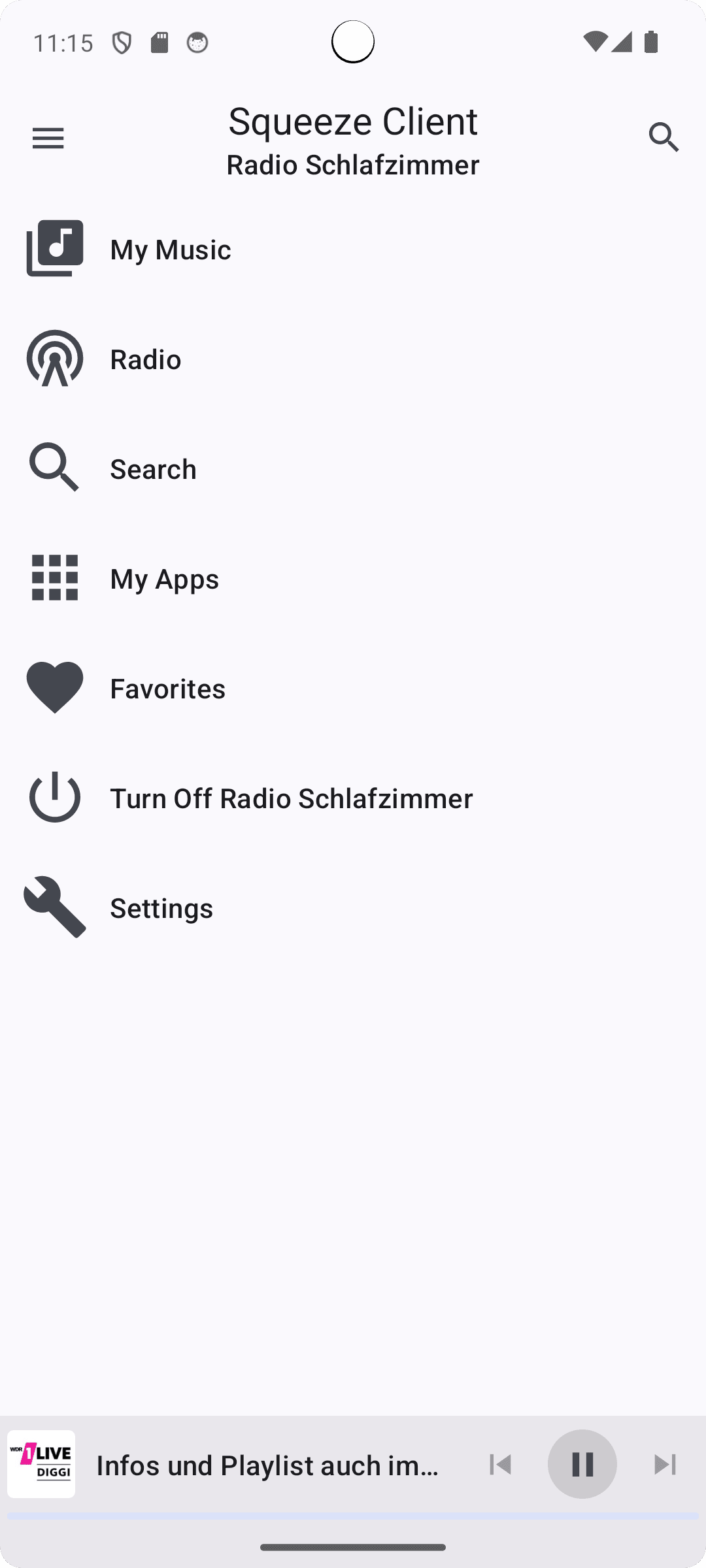 Скриншот 1 — Squeeze Client
