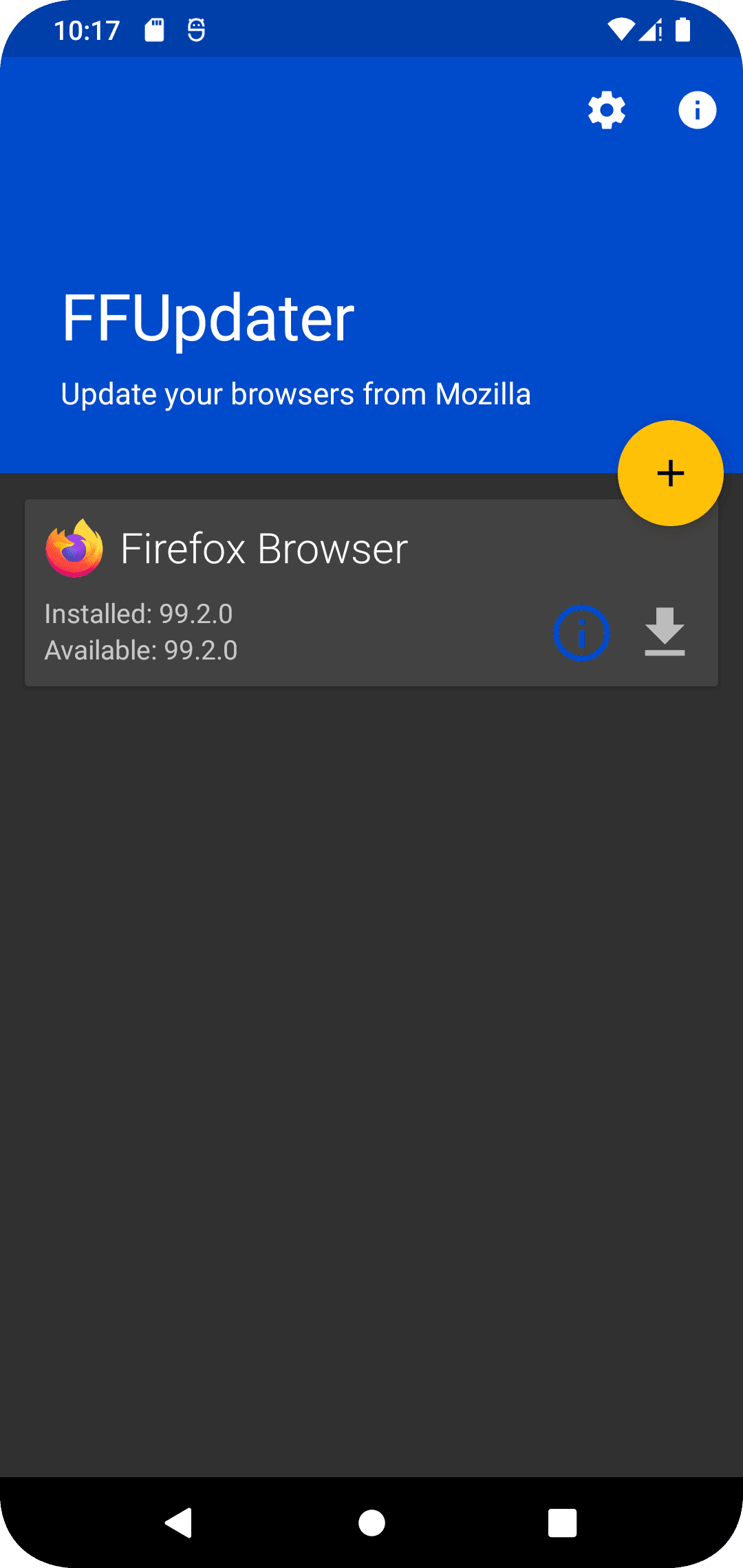 Скриншот 2 — FFUpdater