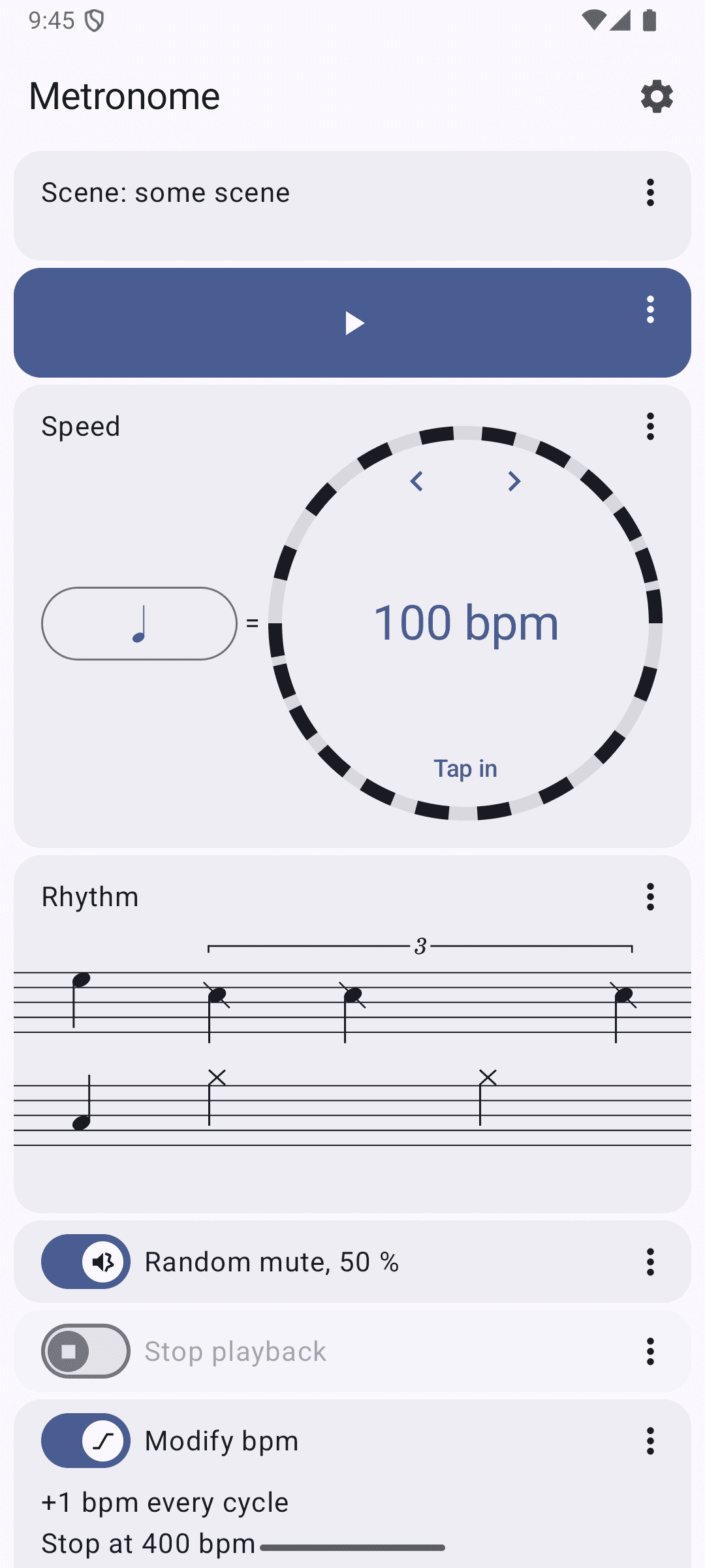 Скриншот 1 — Metronome