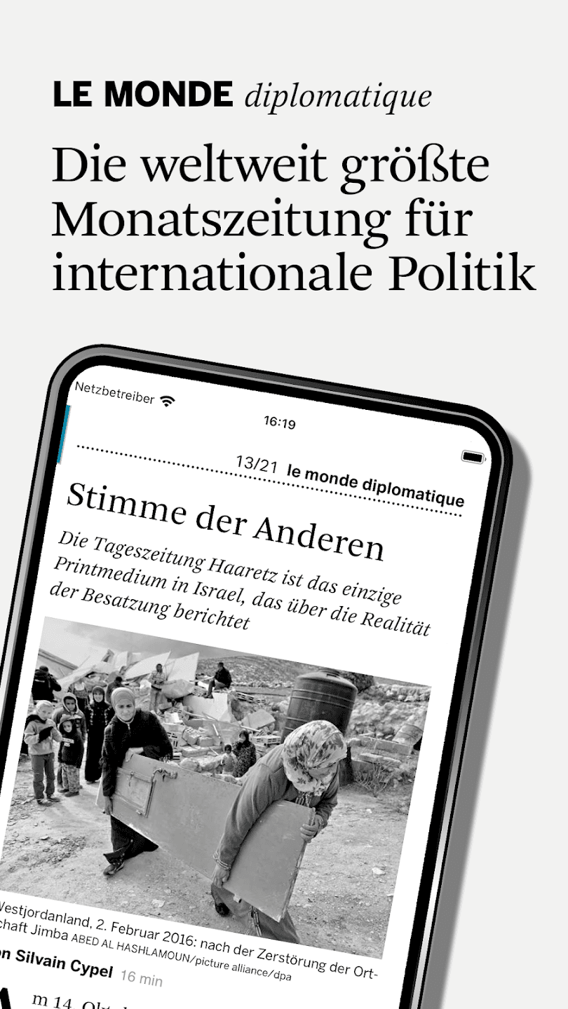 Скриншот 1 — LMd - Le Monde diplomatique DE