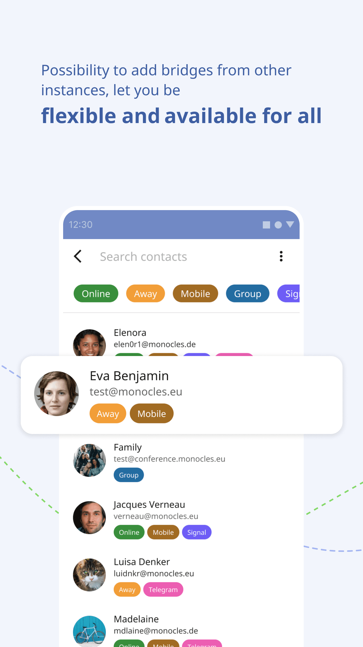 Скриншот 2 — monocles chat