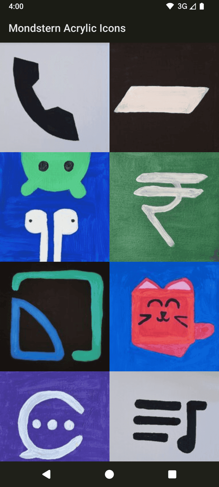 Скриншот 2 — Mondstern Acrylic Icons