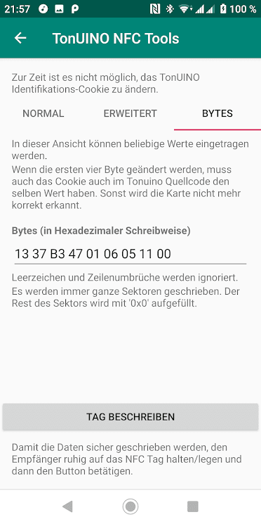 Скриншот 6 — TonUINO NFC Tools