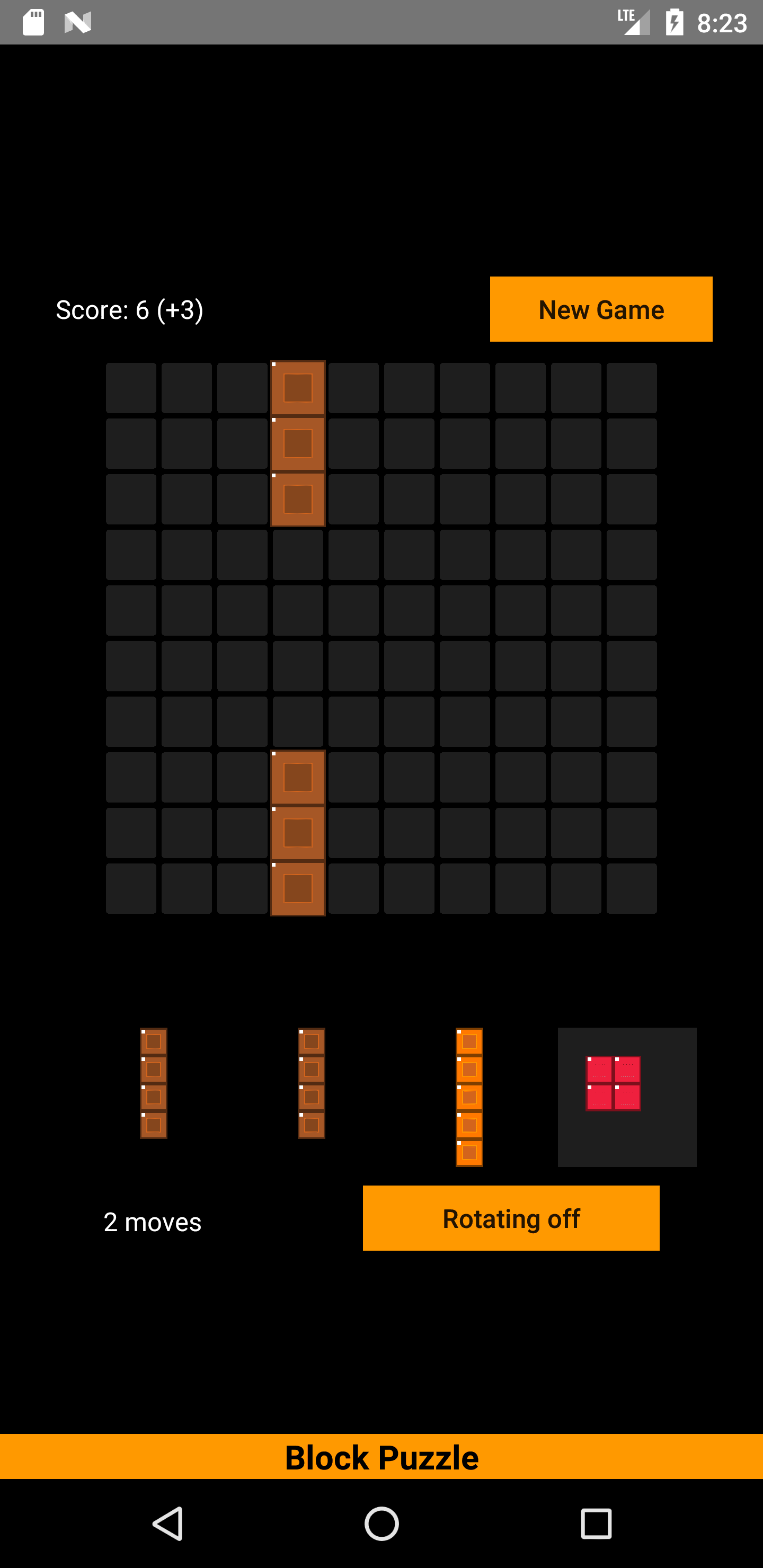 Скриншот 1 — Block Puzzle Stone Wars