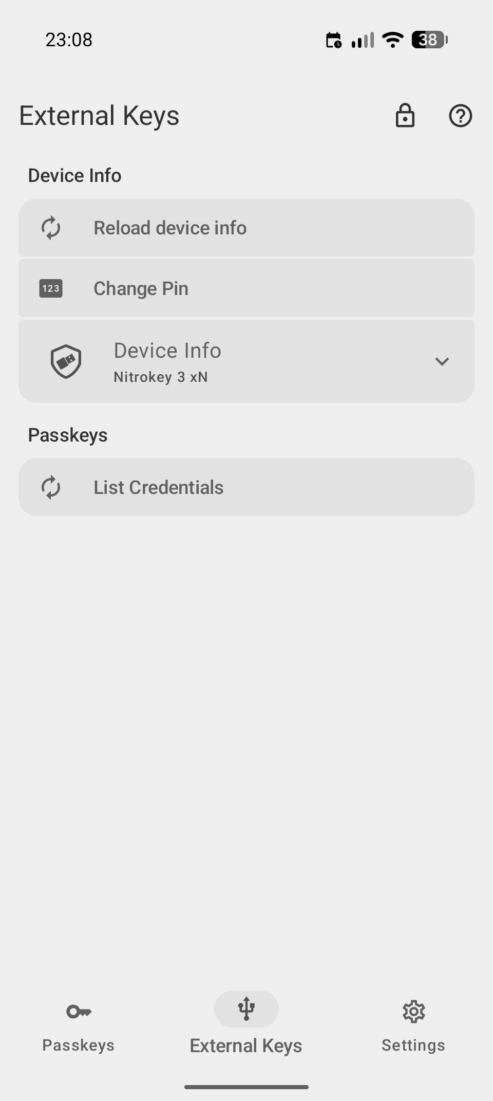 Скриншот 2 — Open Passkey Authenticator
