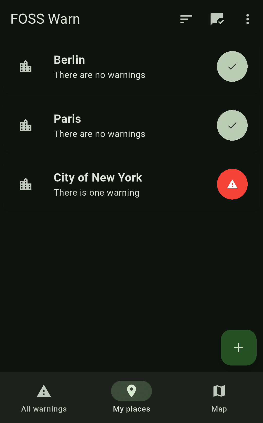Скриншот 5 — FOSS Warn