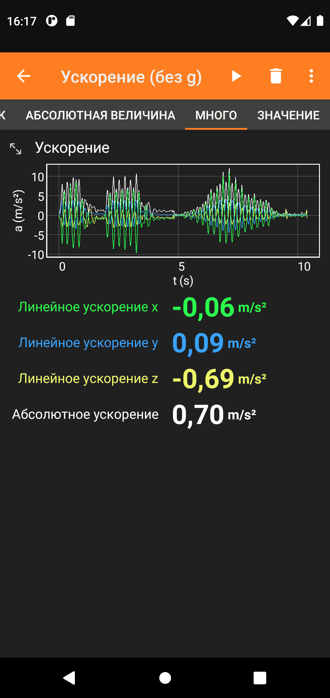 Скриншот 8 — phyphox