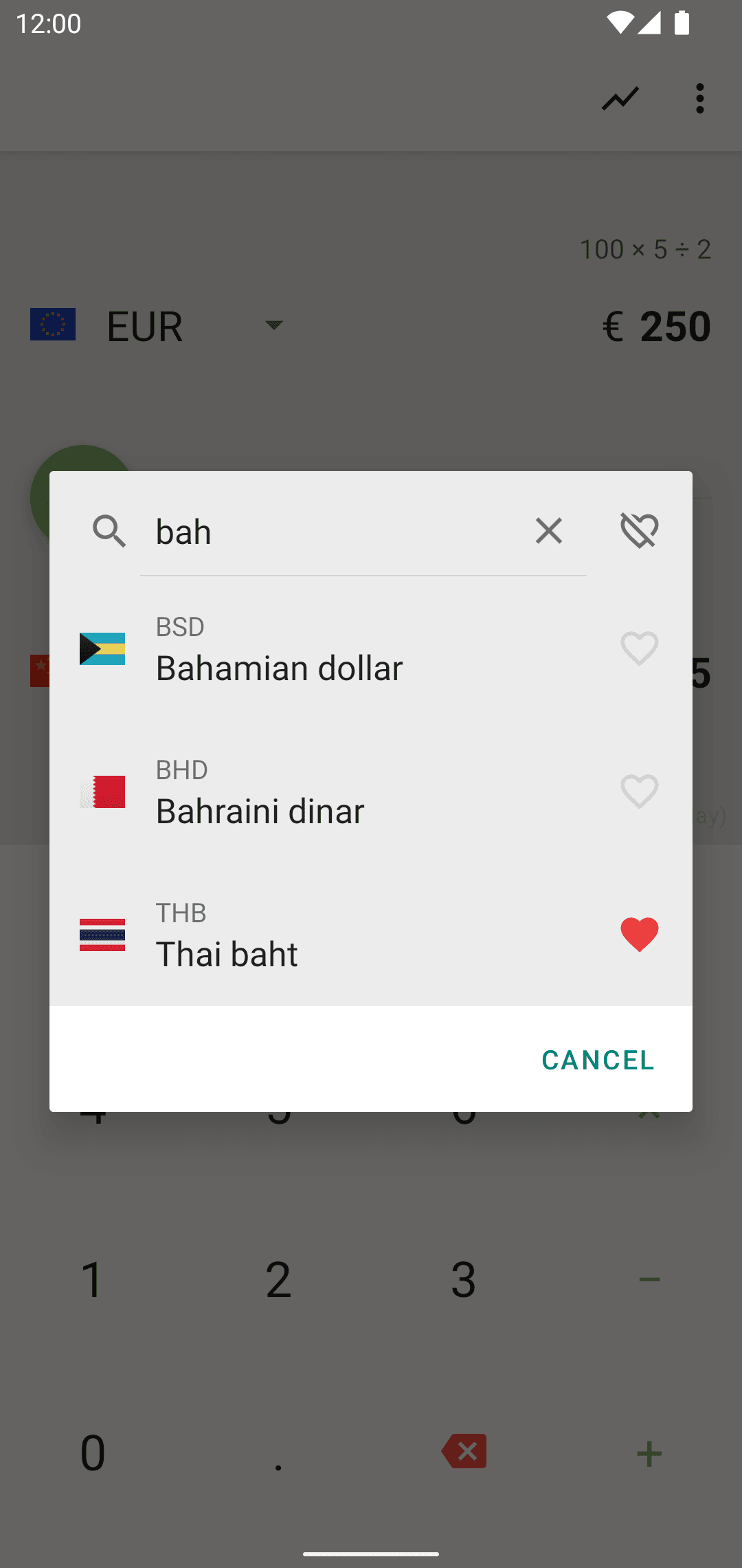 Скриншот 3 — Currencies: Курсы валют