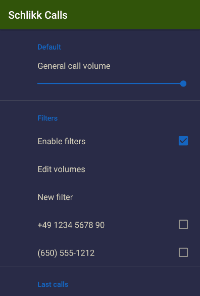 Скриншот 2 — Schlikk Calls
