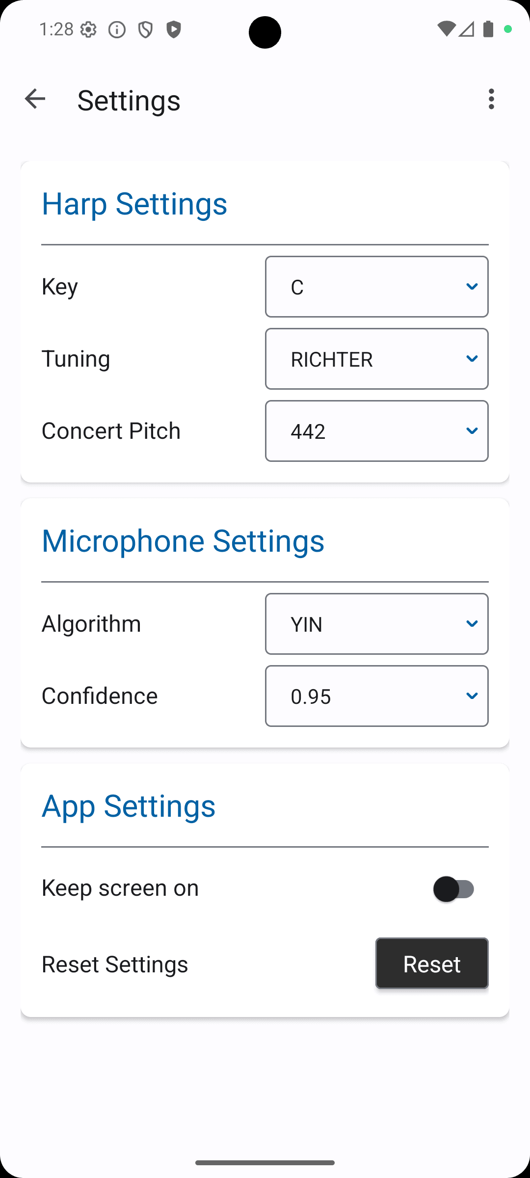 Скриншот 3 — Let's Bend: Harmonica Tuner