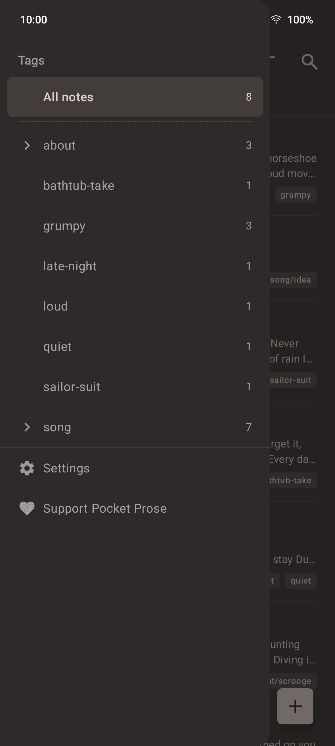 Скриншот 2 — Pocket Prose