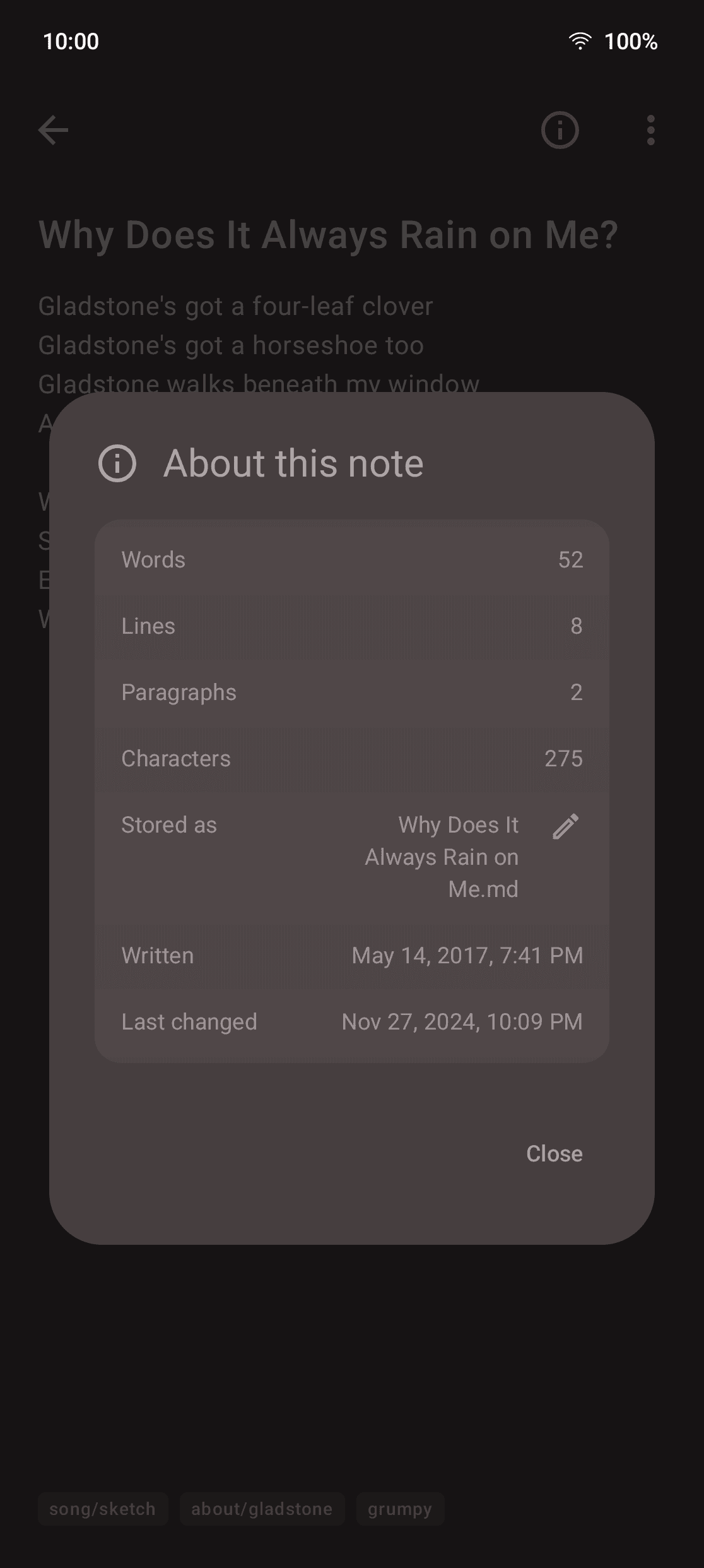 Скриншот 3 — Pocket Prose