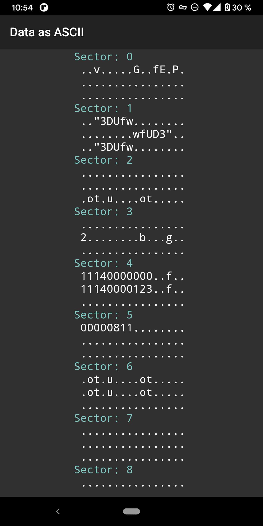Скриншот 3 — MIFARE Classic Tool