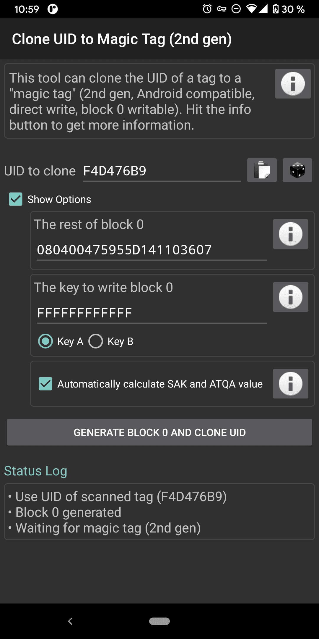 Скриншот 6 — MIFARE Classic Tool